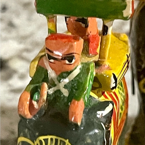 Vintage Wooden Elephant & Rider Figurines - Picture 9 of 16